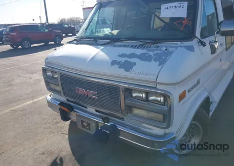 1992 GMC Rally Wagon / Van G2500 z USA, uszkodzony, nr VIN 1GDEG25K9N7503852